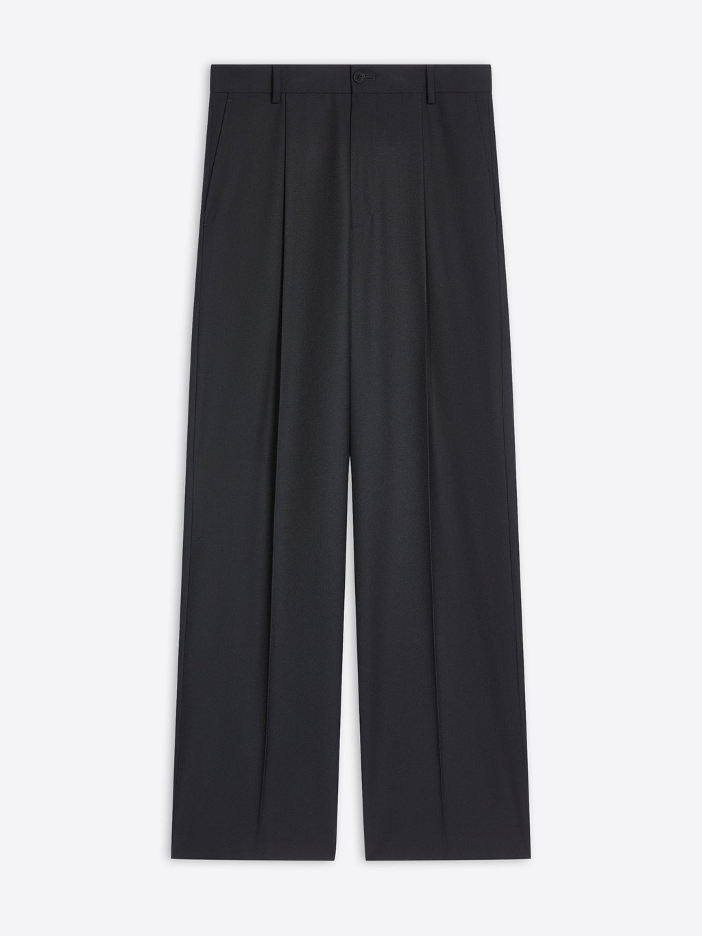 Straight Wool Pants