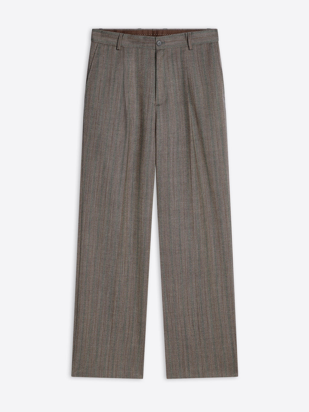 Straight Wool Pants