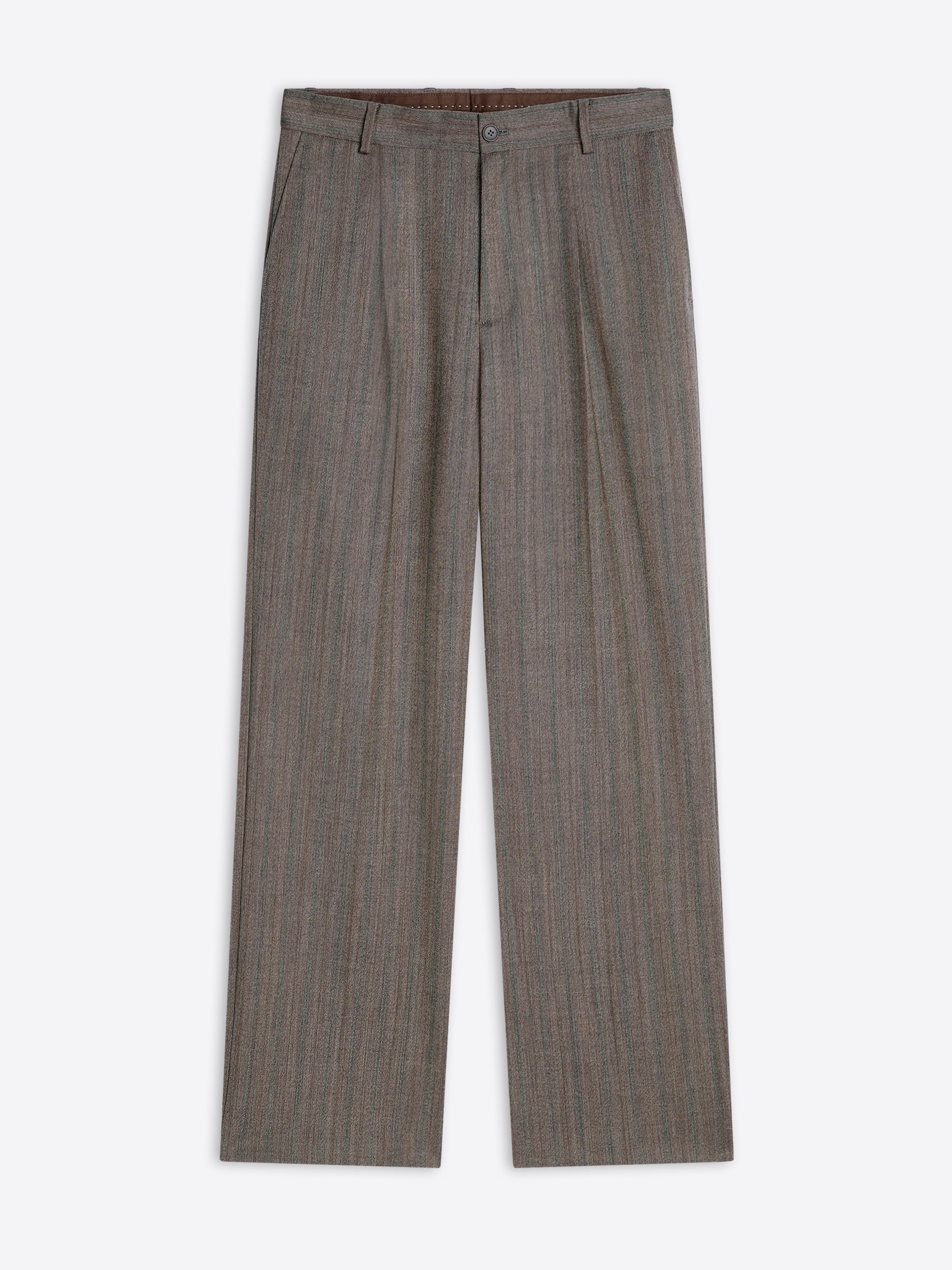 Straight Wool Pants