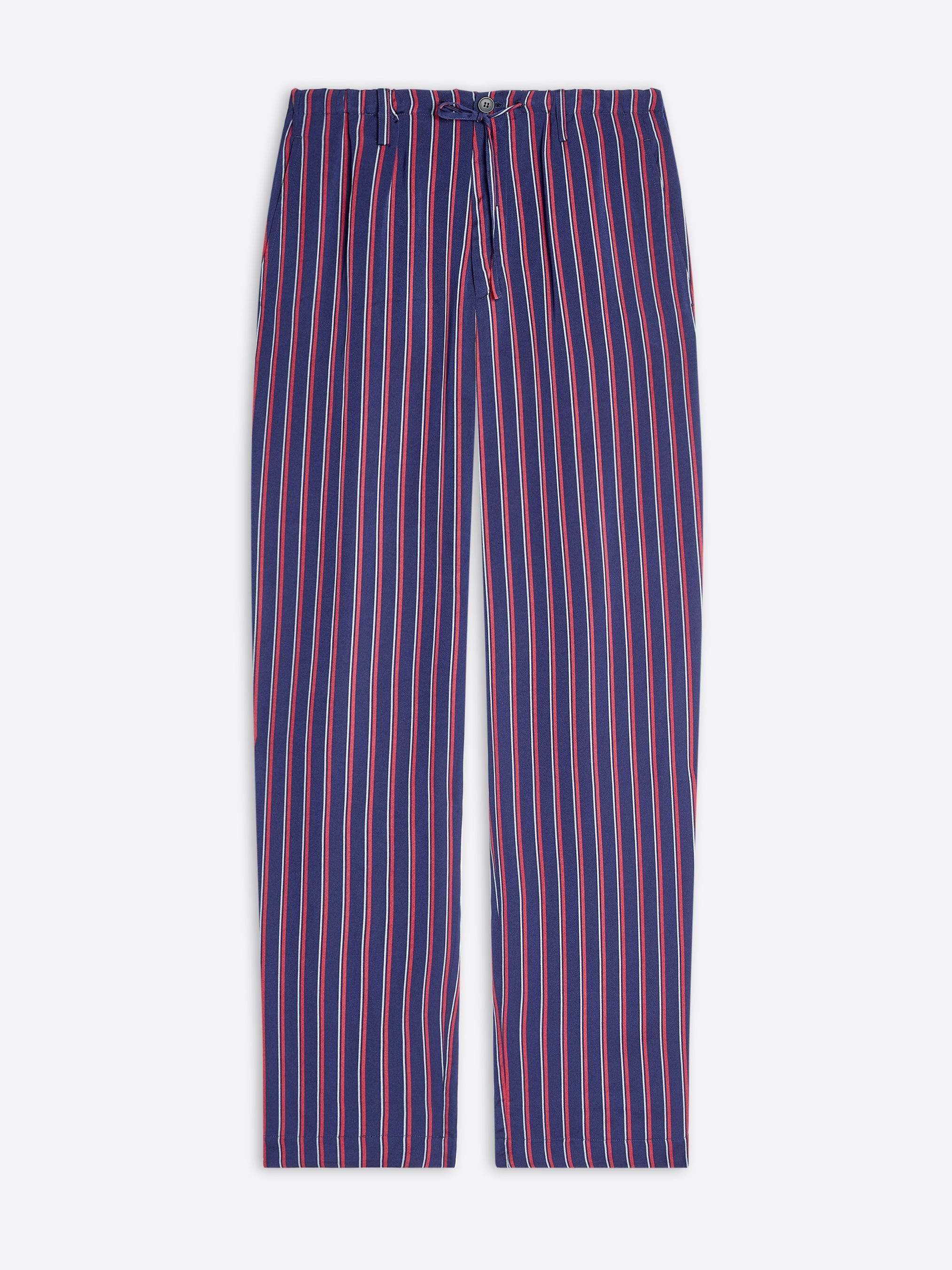 Straight Silk Velvet Pants