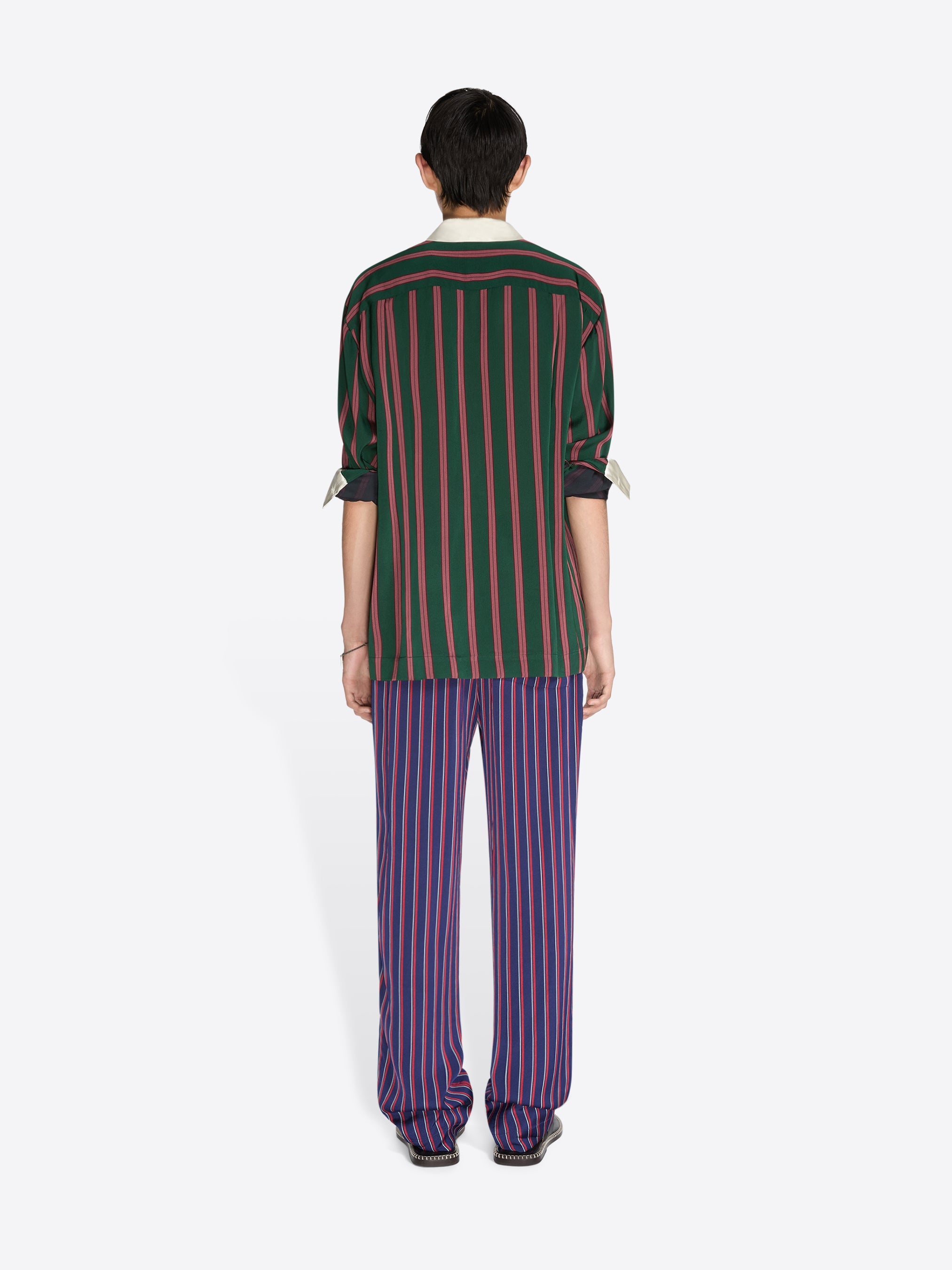 Straight Silk Velvet Pants